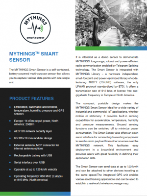 MYTHINGS Smart Sensor